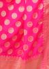 Art Silk Woven Dupatta In Pink