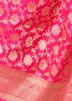 Art Silk Woven Dupatta In Pink