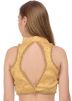 Golden Embroidered Readymade Blouse