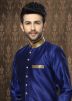 Readymade Royal Blue Art Silk Indo Western Sherwani