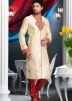 Readymade Gold Art Silk Kurta Pyjama