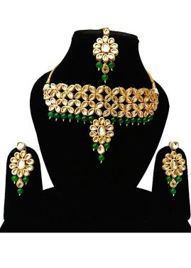 Golden Green Pearl And Kundan ...