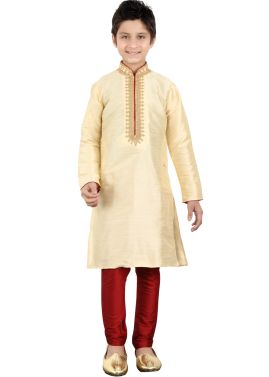 Readymade Gold Art Silk Kids K...