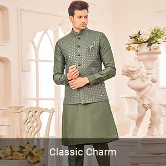 shop kurta pajama with nehru jacket