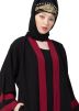 Readymade Crape Black Bordered Kaftan