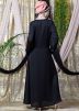 Readymade Black Applique Work Abaya