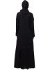 Readymade Black Twin Layered Embroidered Abaya