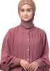 Pink Buttoned Front Readymade Abaya