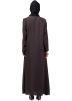 Brown Readymade Pocketed Abaya