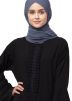 Black Readymade Bell Sleeved Abaya