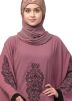 Pink Readymade Embroidered Kaftan