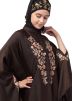 Readymade Brown Thread Embroidered Kaftan