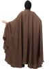 Light Brown Thread Embroidered Readymade Kaftan