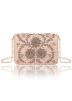 Pink Beads Embellished Satin Sling Bag