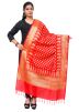 Red Woven Art Silk Dupatta