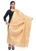 Beige Woven Art Silk Dupatta