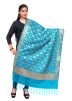 Light Blue Woven Art Silk Dupatta