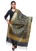 Black Woven Art Silk Dupatta