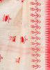 Off White Chanderi Embroidered Dupatta