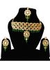 Golden Green Pearl And Kundan Choker Set