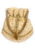 Golden Pearls Embroidered Velvet Potli Bags