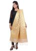 Beige Woven Art Silk Dupatta