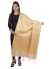 Beige Woven Art Silk Dupatta