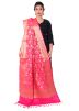 Art Silk Woven Dupatta In Pink