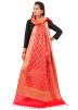 Art Silk Woven Dupatta In Red