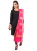 Pink Woven Dupatta In Art Silk