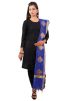 Blue Woven Art Silk Dupatta