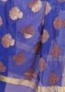 Blue Woven Art Silk Dupatta