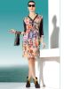 Multicolor Georgette Readymade Kurti