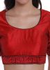 Readymade Red Dupion Silk Blouse