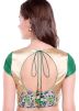 Green Embroidered Readymade Blouse