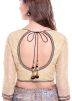 Cream Readymade Net Blouse