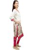 Off White Cotton Readymade Long Kurta