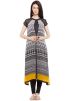 Black Georgette Readymade Indian Tunic Dress