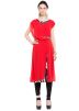 Red Readymade Georgette Tunic