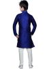 Readymade Blue Art Silk Kids Kurta Pajama