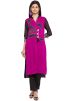 Buy Readymade Purple High-Low Faux Georgette Indian Tunic Dress Online USA