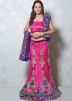 Pink Net Lehenga Choli With Dupatta