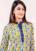 Multicolor Block Printed Readymade Kurta Pant Set