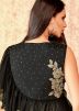 Black Twin Layered Readymade Lehenga Choli Set