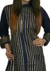 Navy Blue Straight Cut Long Kurta Palazzo Set