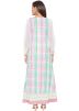 Multicolor Checks Printed Kurta Set In Cotton