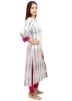 White Cotton Readymade Long Kurta