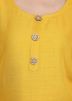 Readymade Yellow Asymmetrical Kurti with Salwar