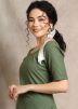 Readymade Green Gota Patti Long Kurta Pant Set