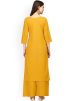 Yellow Readymade Gota Patti Laced Kurta Set